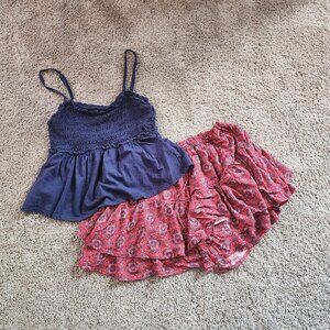 Rewind Flowy Patriotic Top and Bottom Set